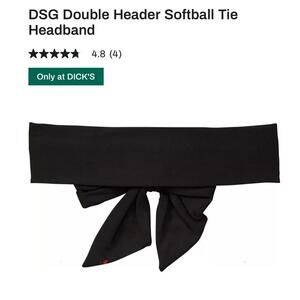 DSG Double Header Softball Tie Headband Buy one Get One FREE